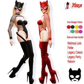 Second Life Marketplace - *Ydea* Sexy Cat Outfit
